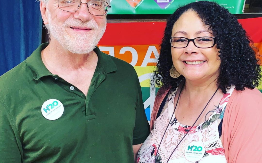 Supporter Kim Phillips on meeting Howie Hawkins